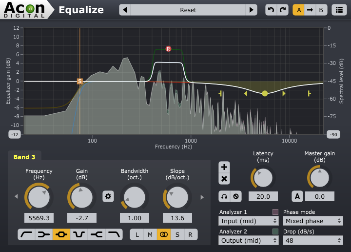 Acon Digital Equalize Mac PC EQ Plug In eLicense